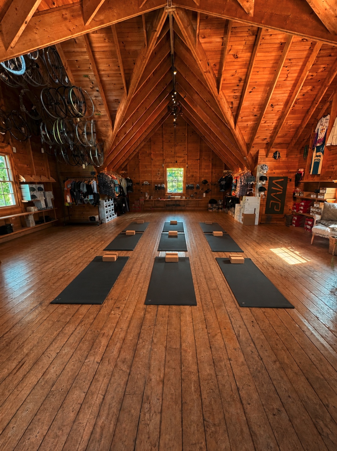 The Loft — yoga space above Edgartown Bike Shop